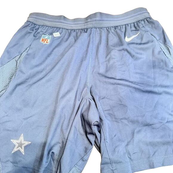 Nike Other - NEW Nike Dri-FIT NFL Dallas Cowboys Standard Fit Performance Shorts Navy Mens L